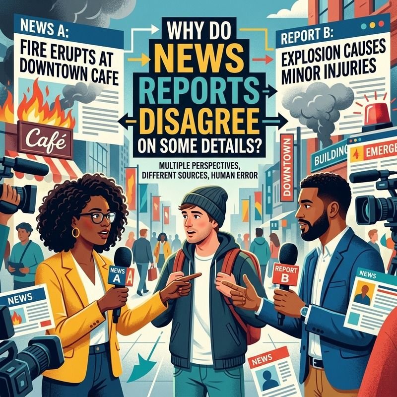 Why Do News Reports Disagree on Some Details?