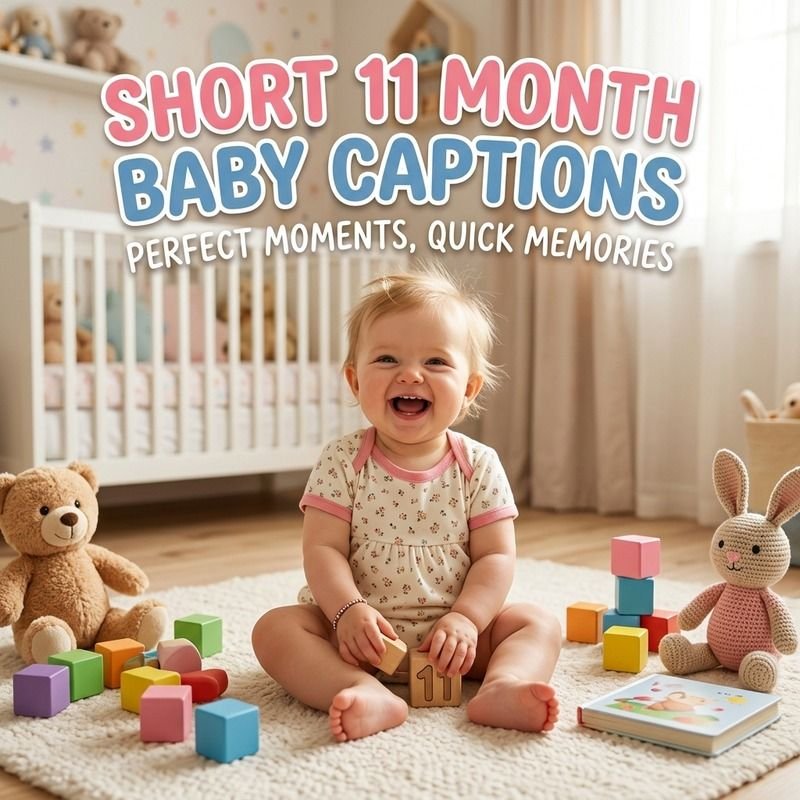 Short 11 Month Baby Captions