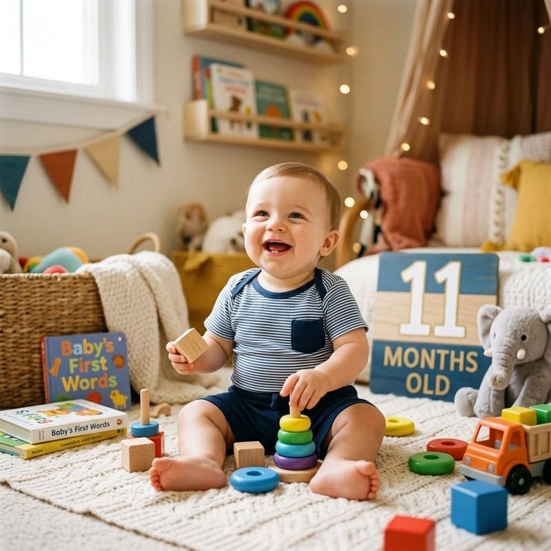 11 Month Baby Boy Captions