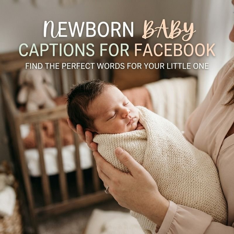 Newborn Baby Captions for Facebook